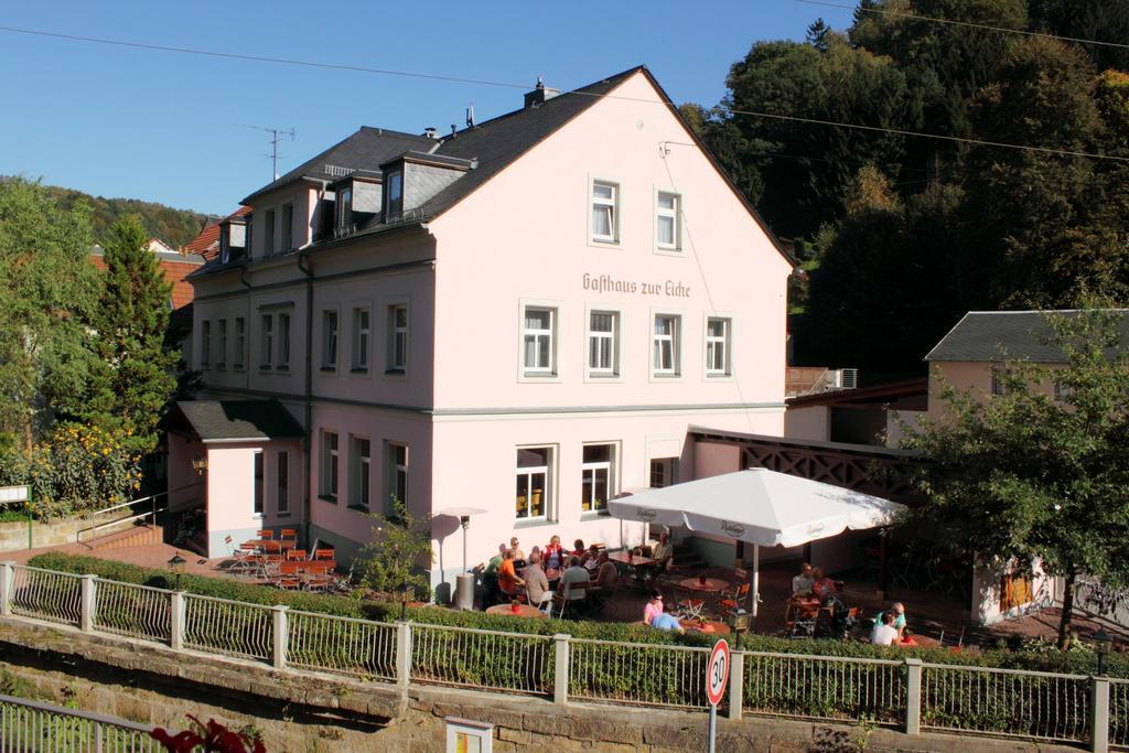 Hotel Gasthaus Zur Eiche Bad Schandau Zewnętrze zdjęcie